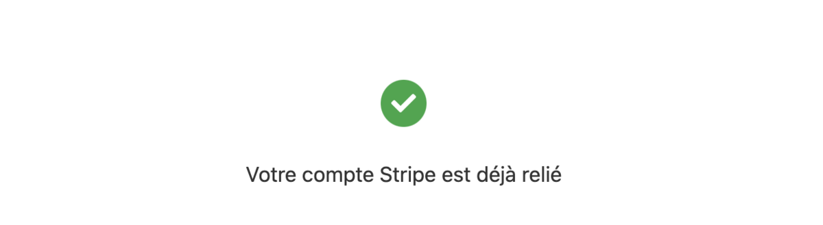 Connexion avec Stripe